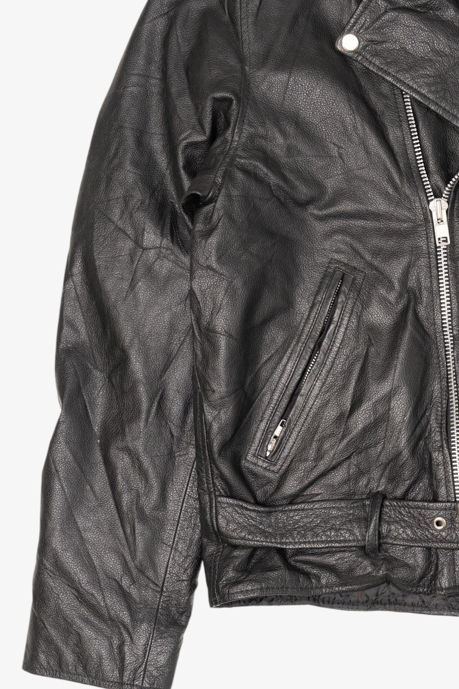 Vintage FMC Leather Motorcycle Jacket (1990s) – Ragstock