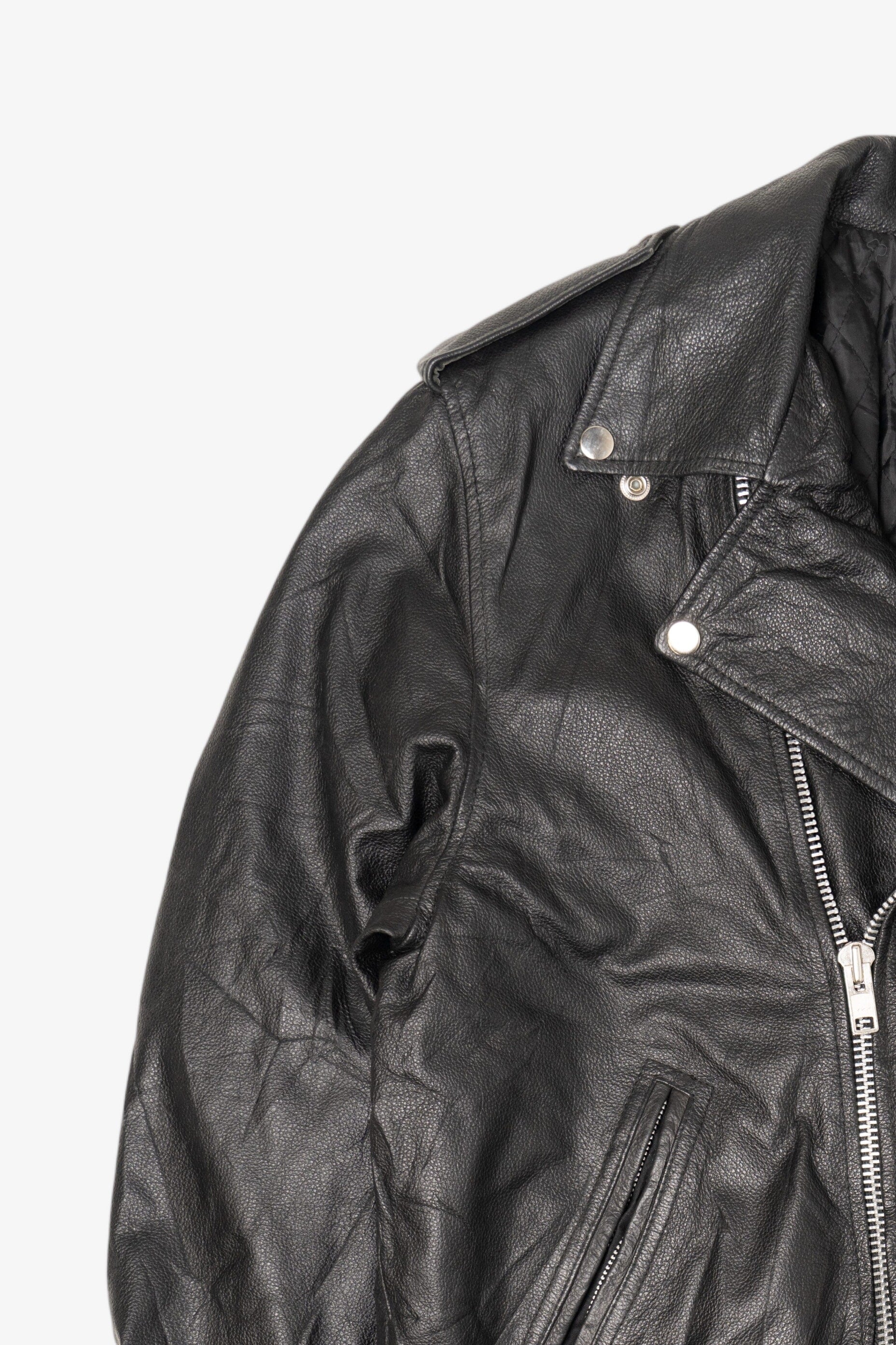Vintage FMC Leather Motorcycle Jacket (1990s) – Ragstock