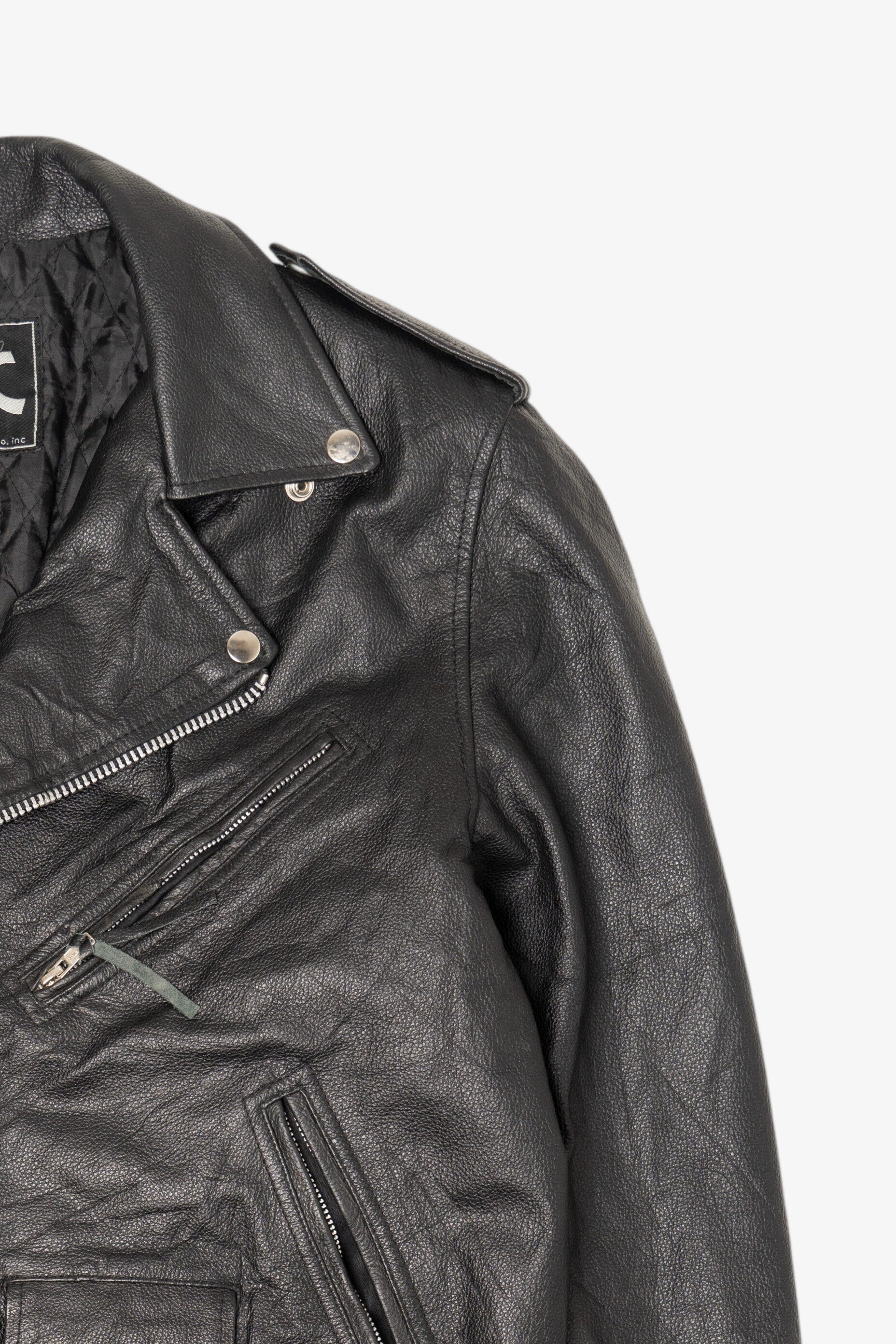 Vintage FMC Leather Motorcycle Jacket (1990s) – Ragstock