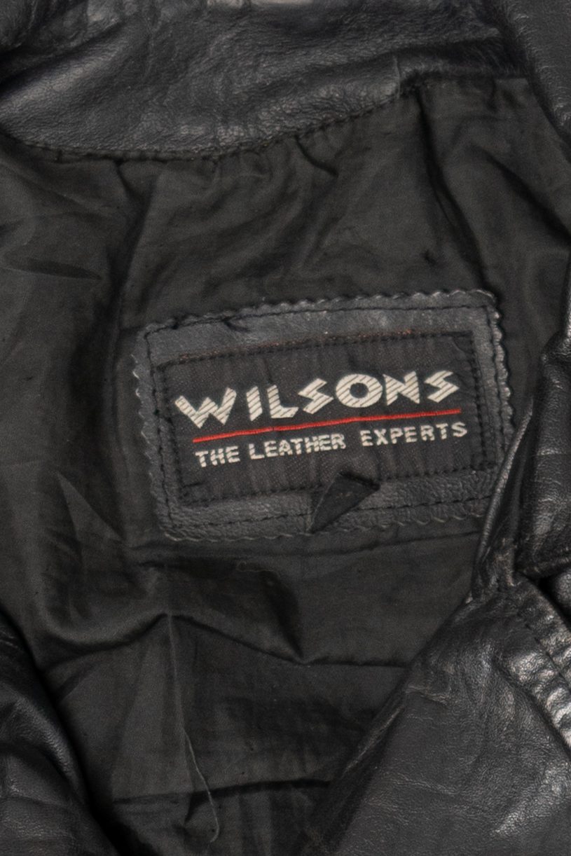 Vintage Wilson Leather Motorcycle Jacket (1990s) – Ragstock