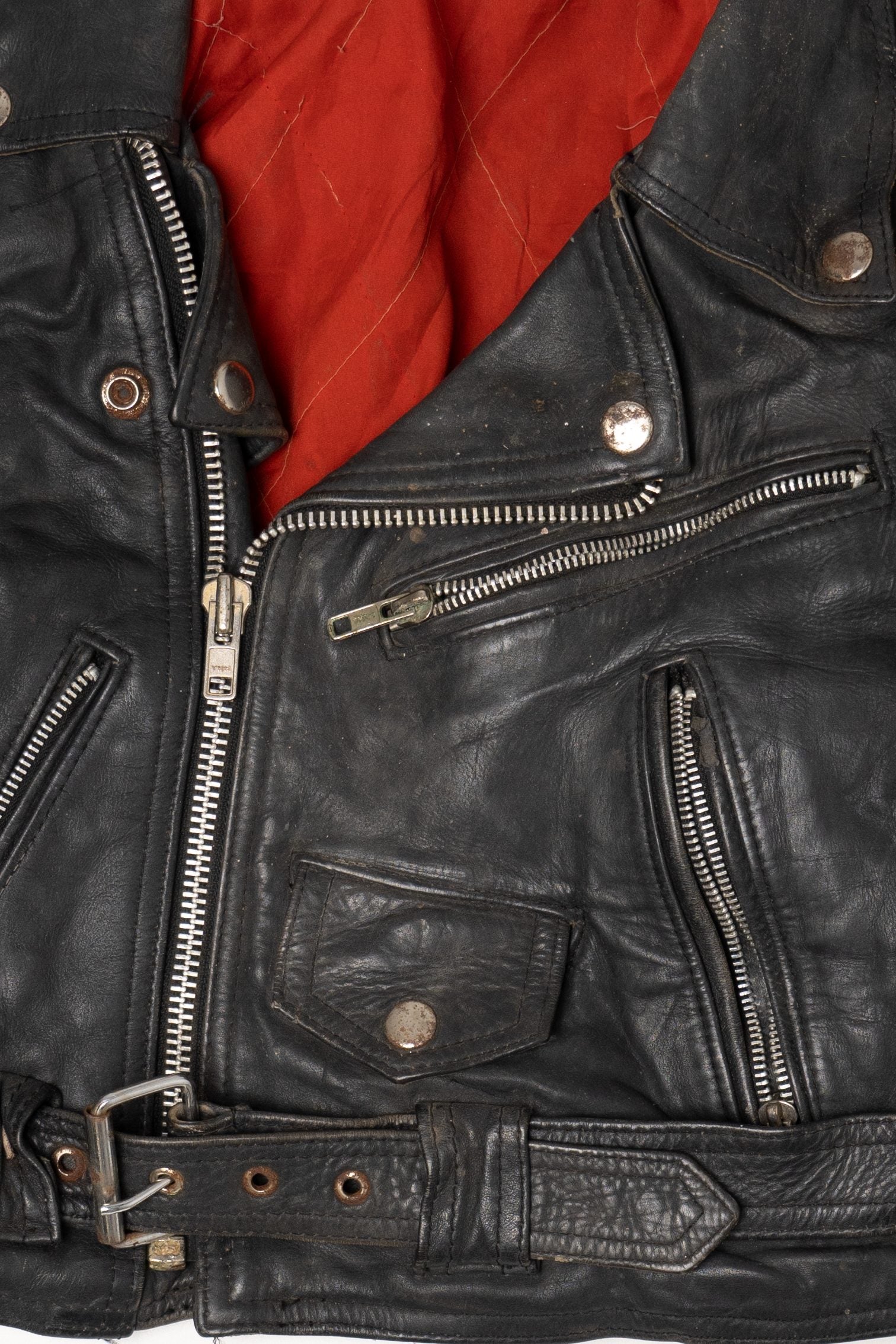 Vintage Kid Sized Leather Motorcycle Jacket (1990s)