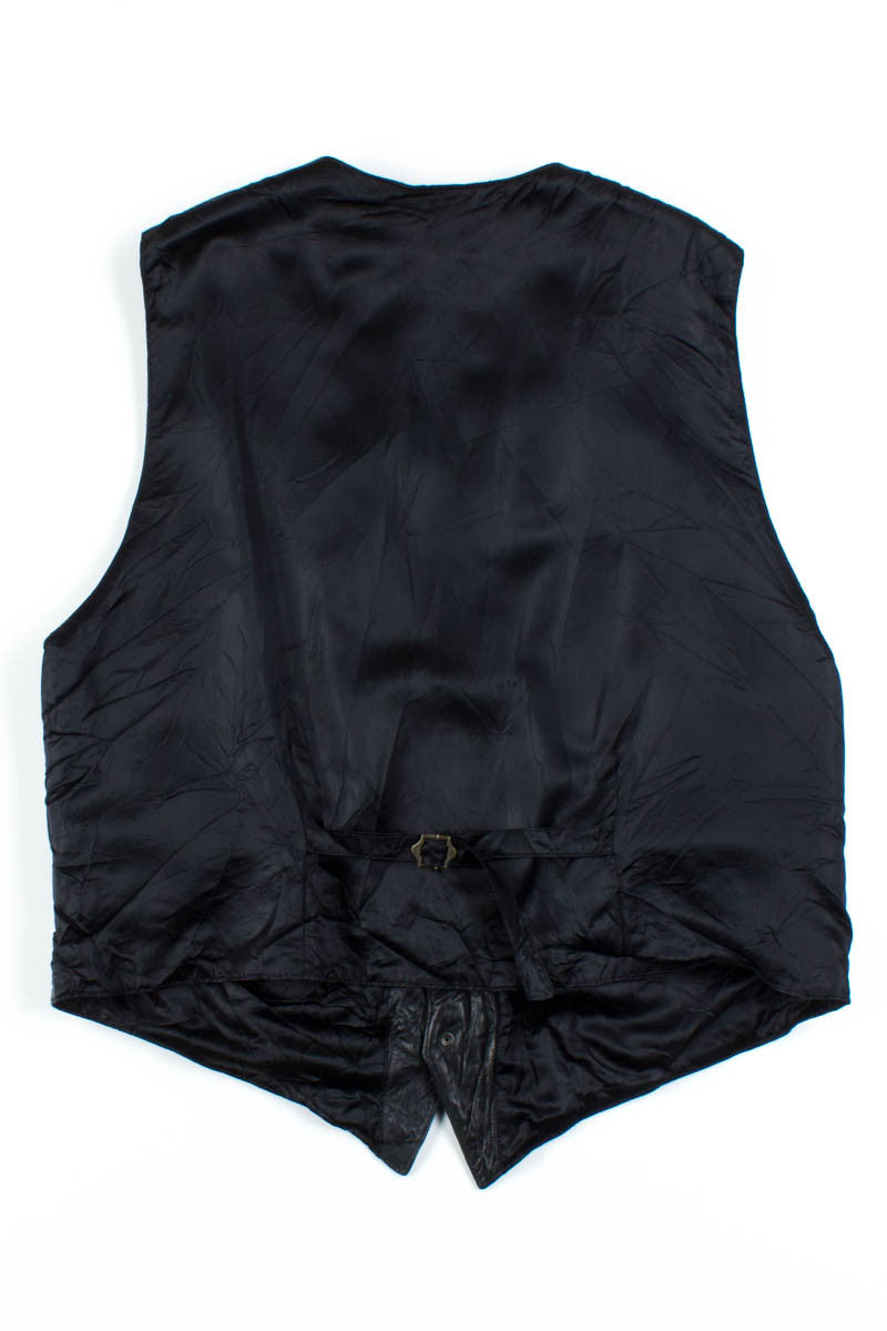 Black Leather Vest 4