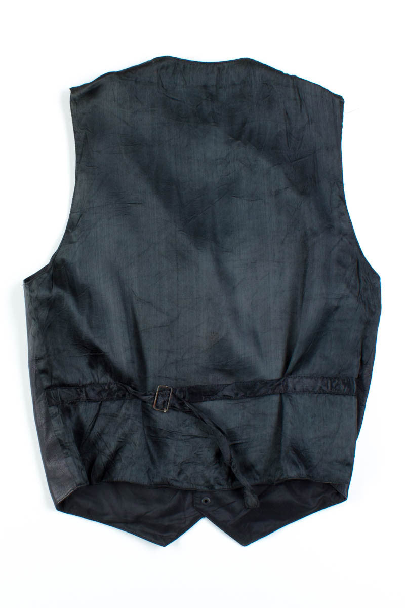 Black Leather Vest 2