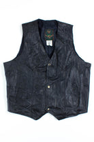 Black Leather Vest 3