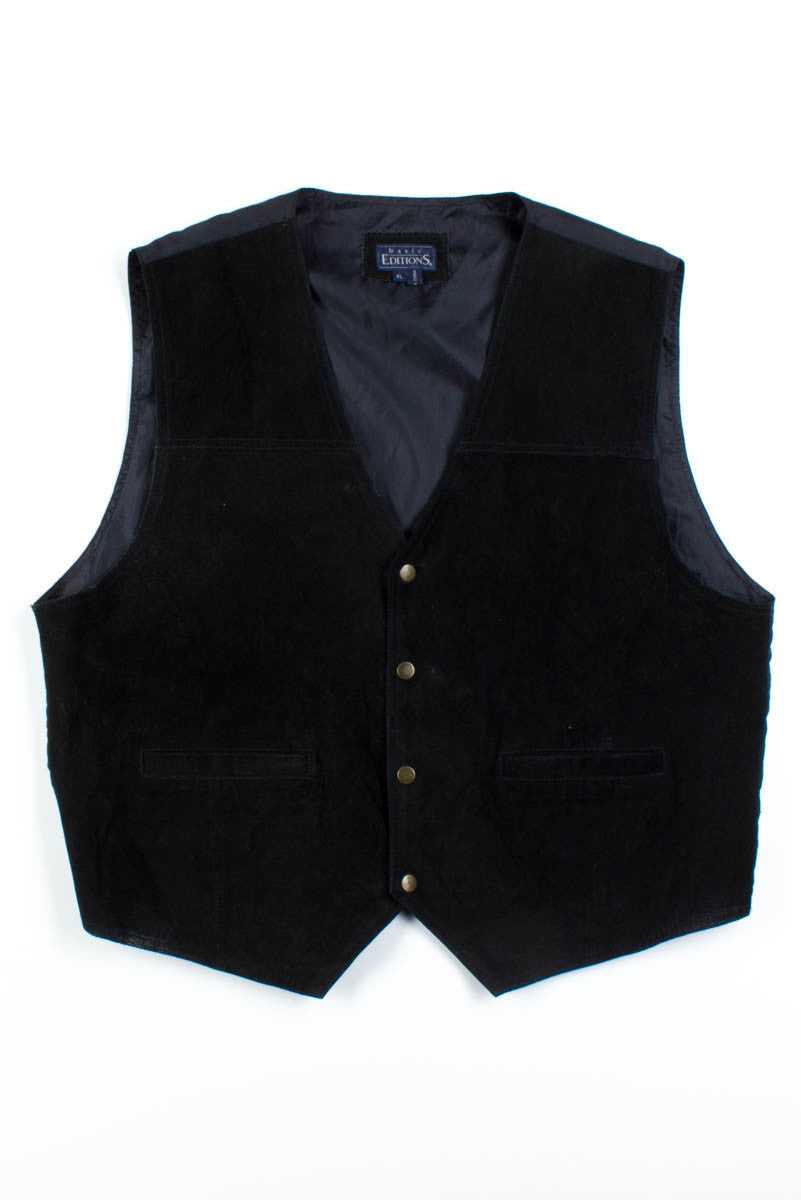 Black Suede Vest 1