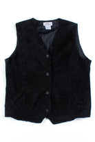 Black Suede Vest