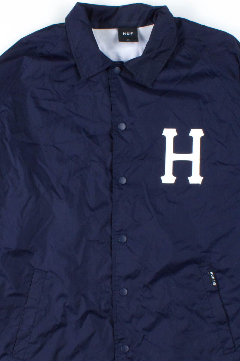 "Huf" Navy Coach Jacket