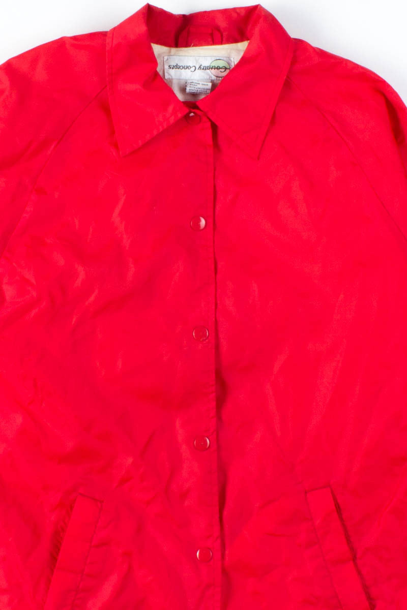 Bright Red Spring Jacket