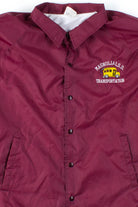 Burgundy School Bus Coach Jacket