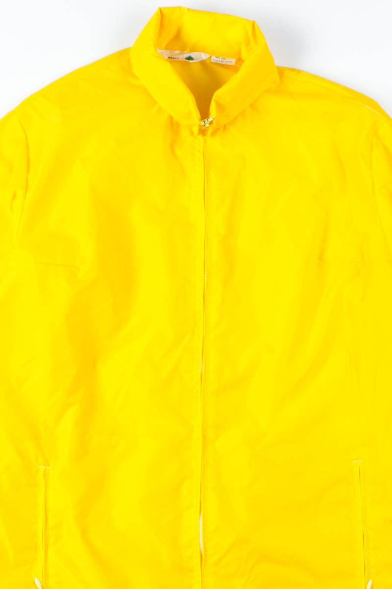 Bright Yellow Windbreaker