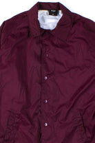 "Huf" Burgundy Coach Jacket