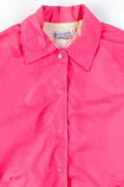 Bubblegum Pink Vintage Coach Jacket