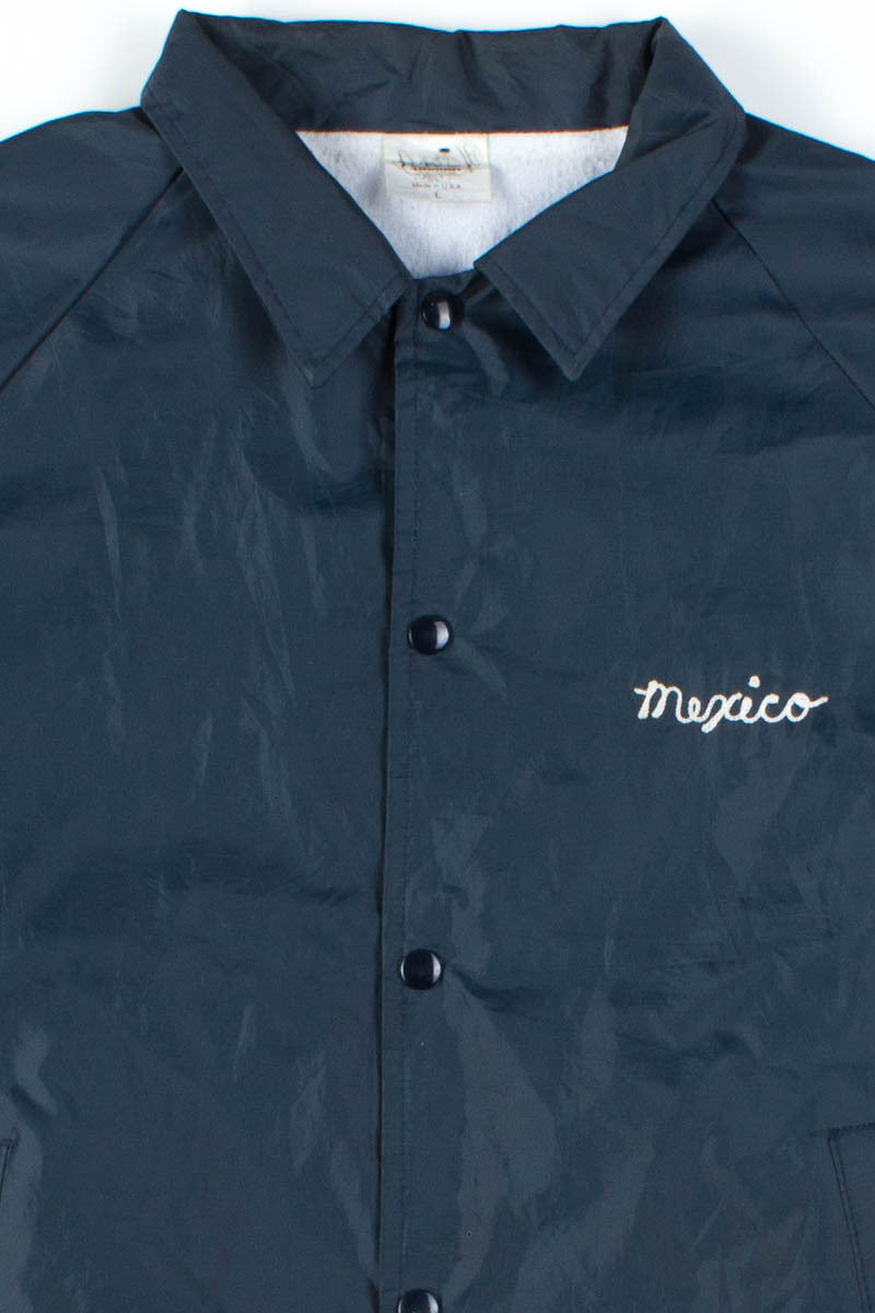 "Mexico" Snap Front Nylon Jacket
