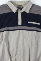 Navy & Khaki Pullover Golf Jacket