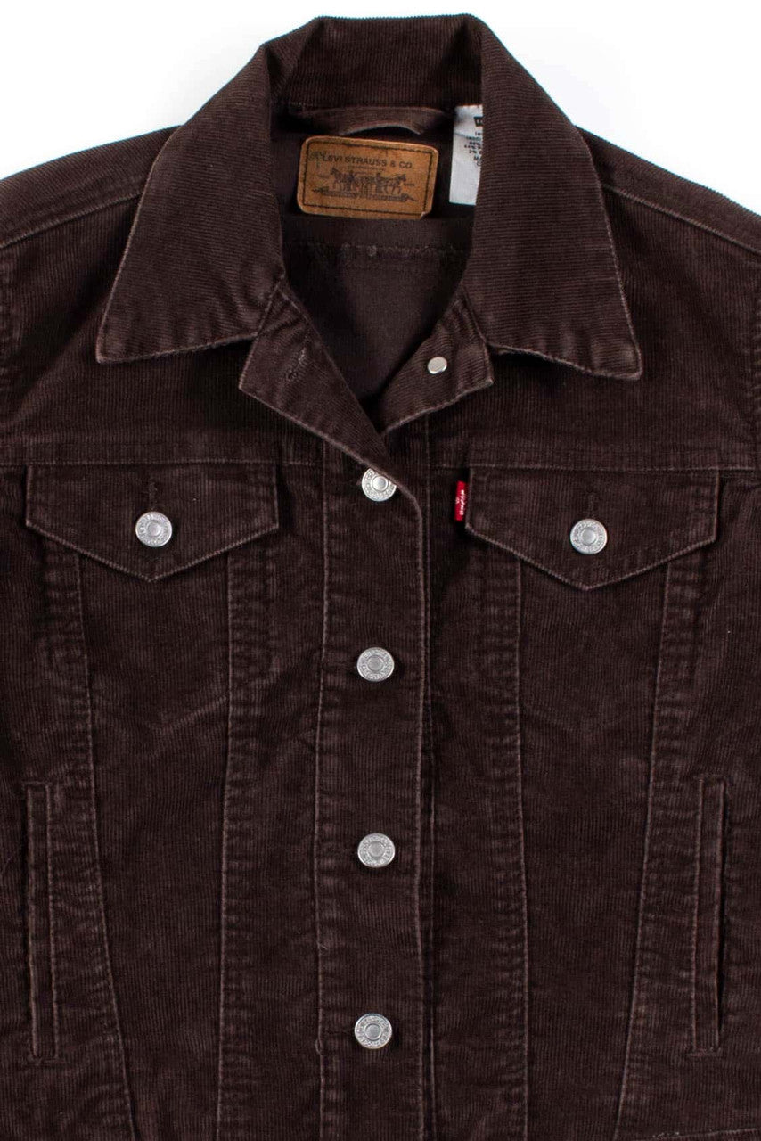 Brown Levi's Corduroy Jacket 1