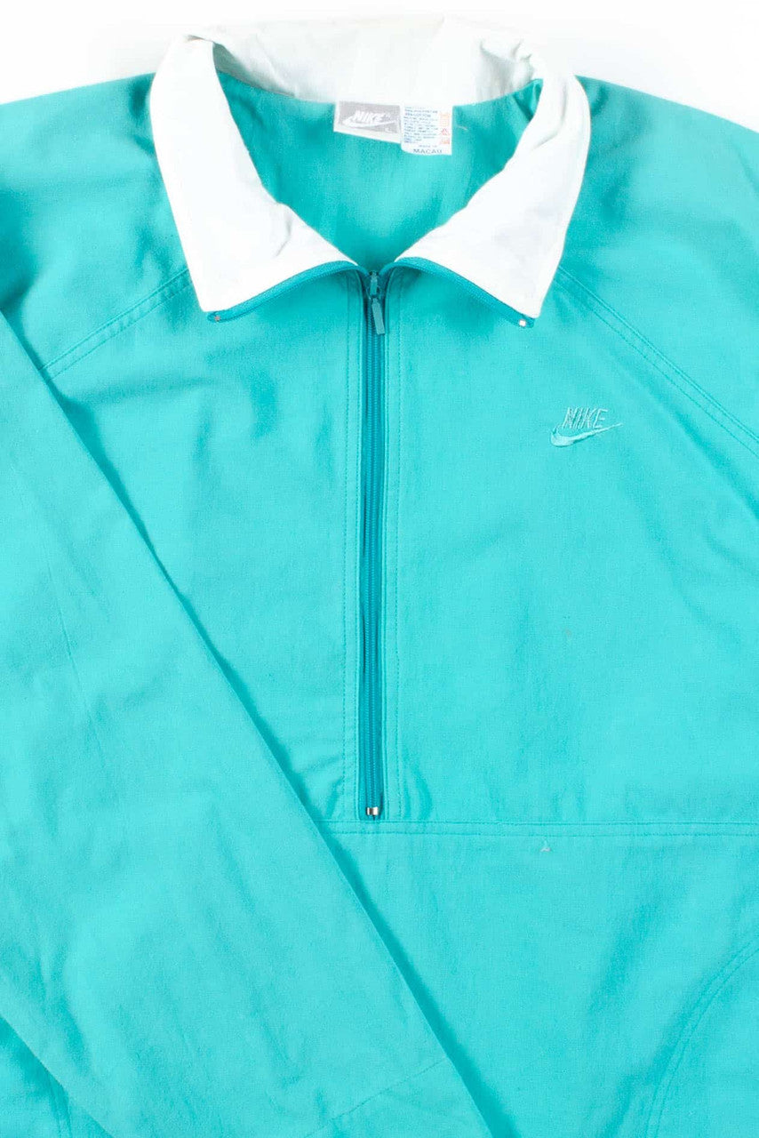 Aqua Nike Pullover Jacket