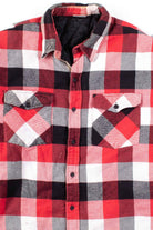 Oversized Red Flannel Jacket