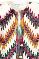 Multicolor Pattern Canvas Jacket