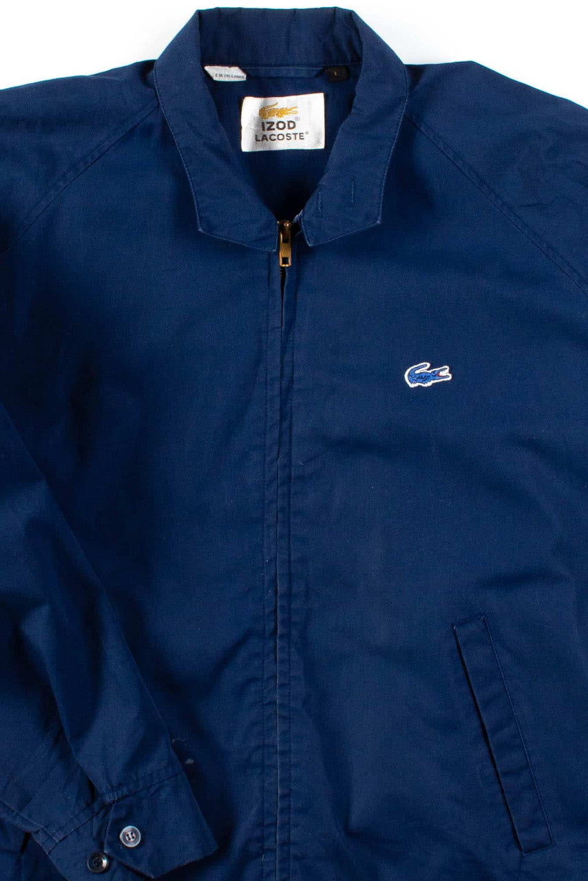 Navy Lacoste Harrington Jacket – Ragstock