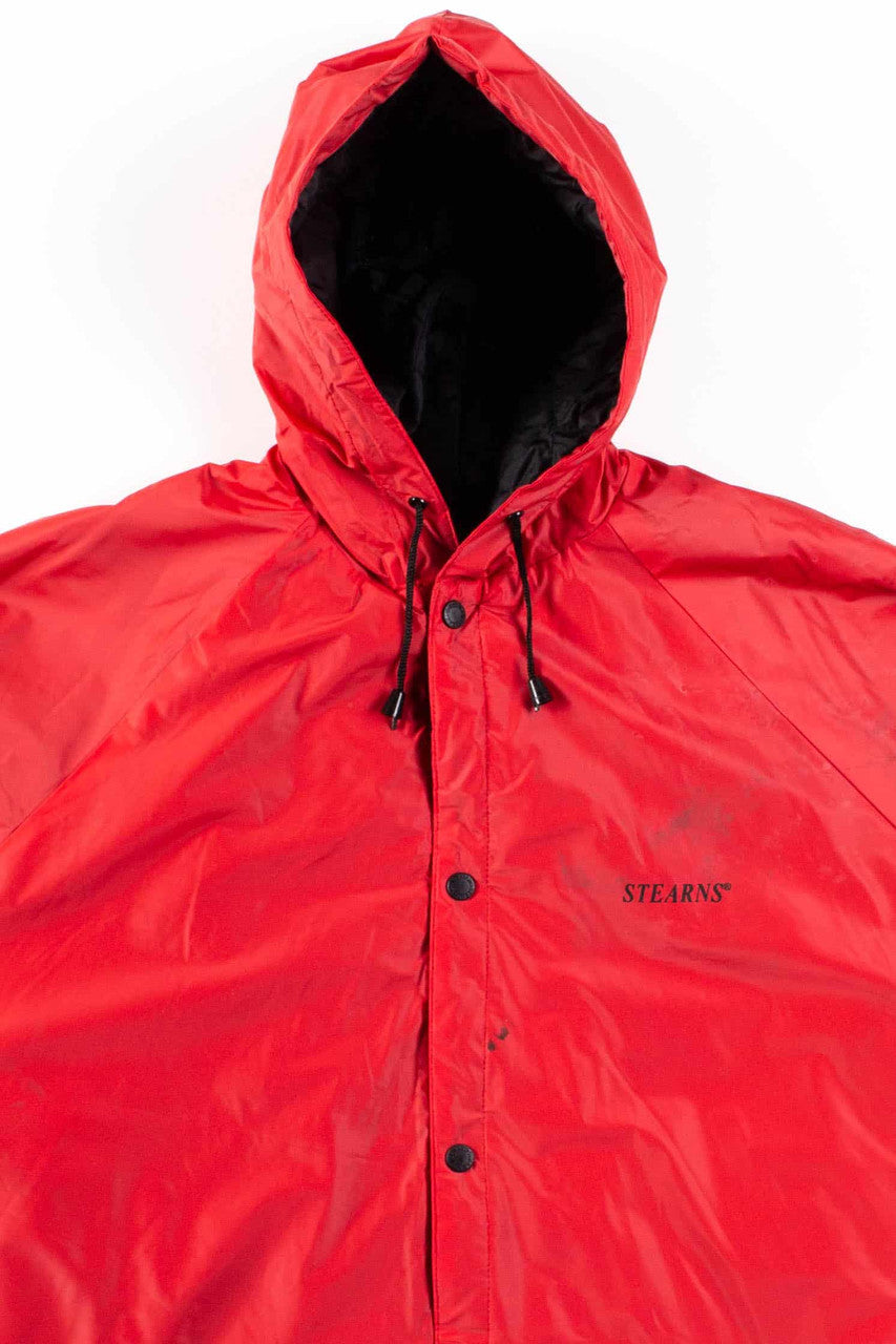 Red Stearns Rain Coat