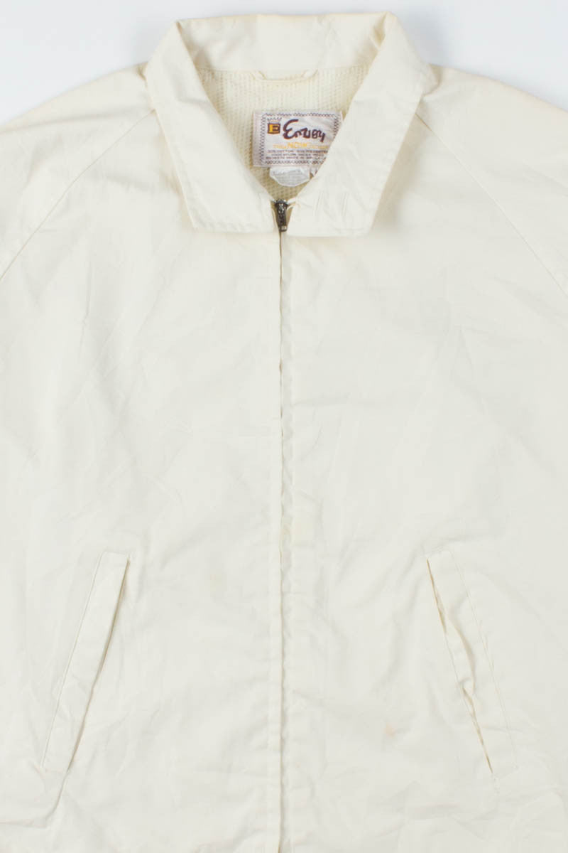 Vintage Eggshell White Spring Jacket