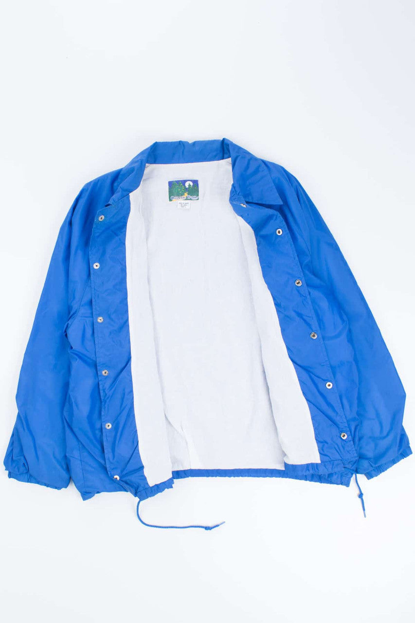 Vintage Royal Blue Coaches Jacket