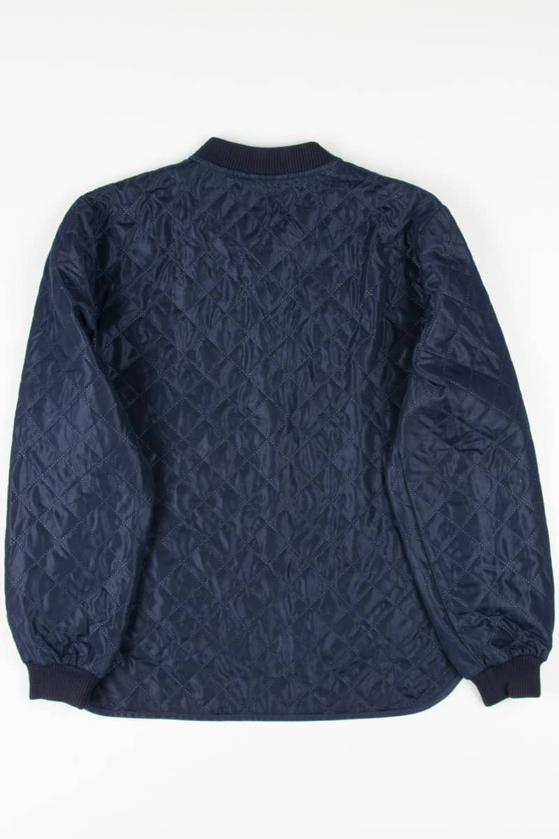 Navy Quilted Jacket 1