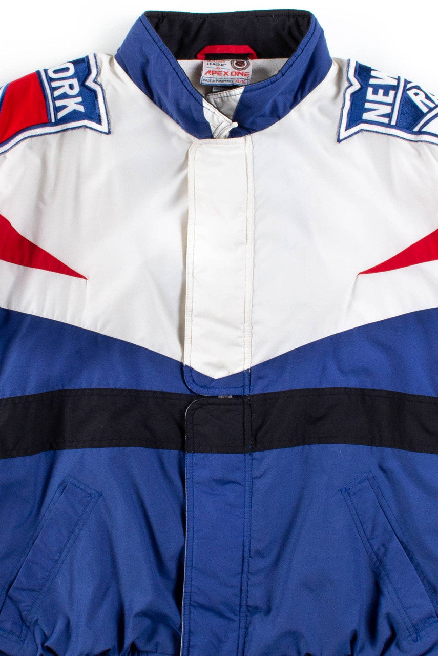 New York Rangers Button Up Jacket