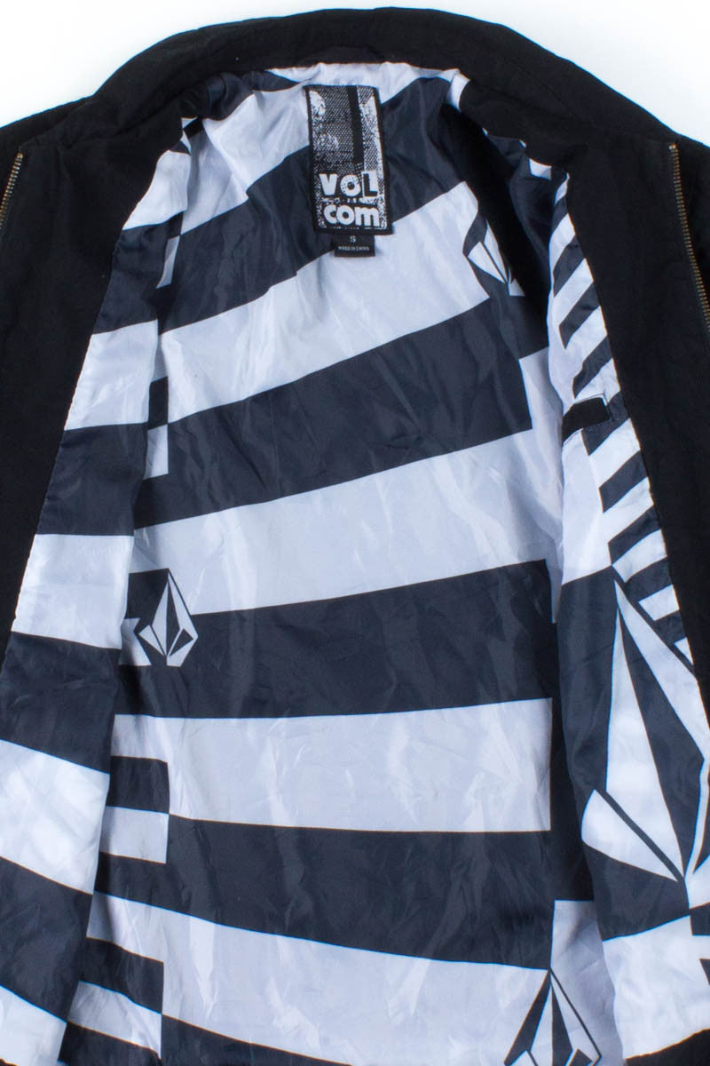 Black Volcom Spring Jacket
