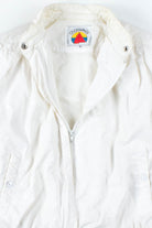 White Pleated Lightweight Jacket