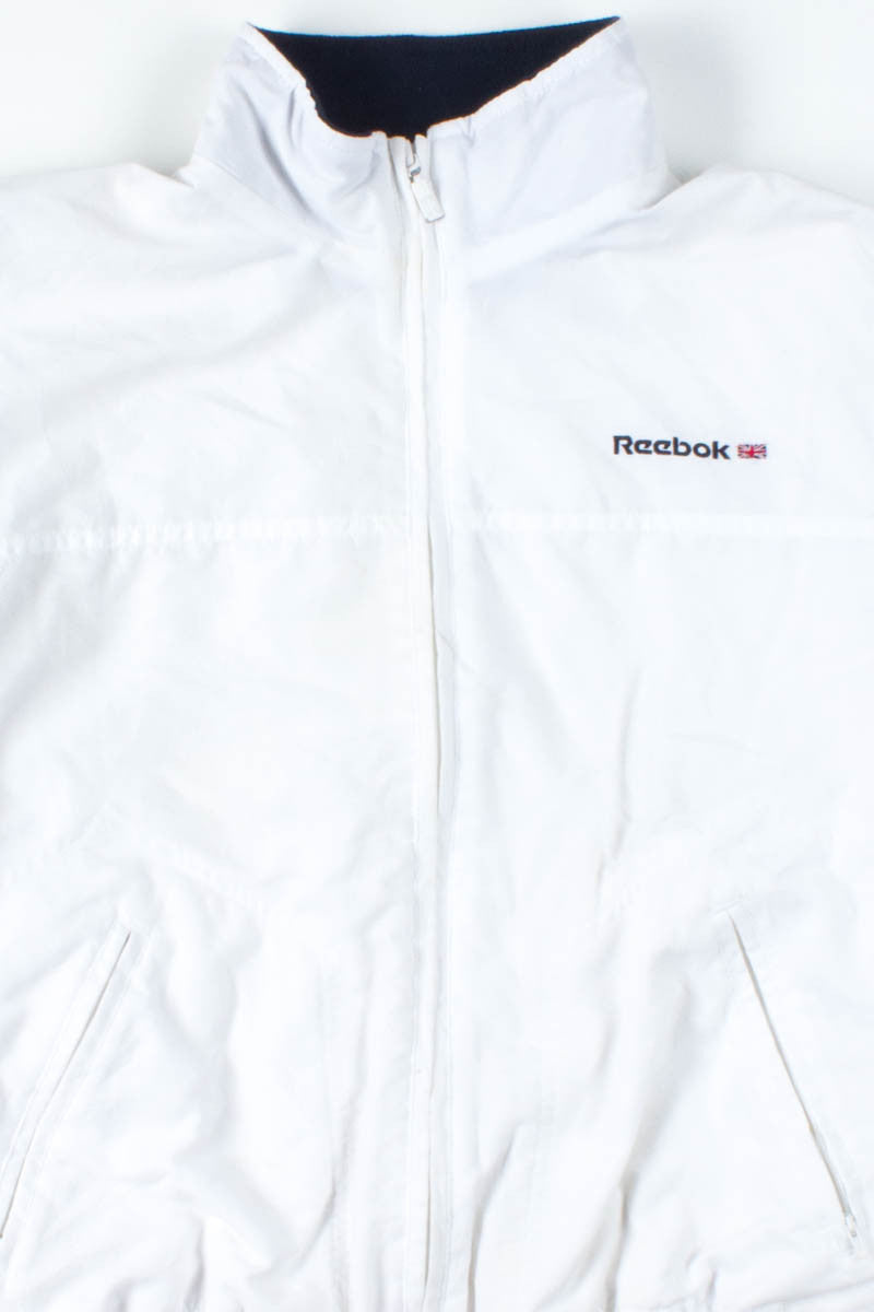 White Reebok Track Jacket