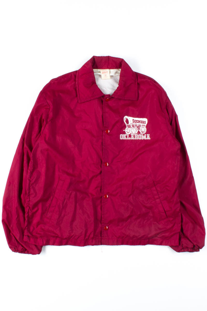 Vintage Oklahoma Sooners Coach Jacket