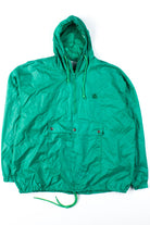 Green Izod Hooded Windbreaker