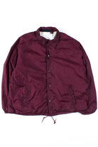 Burgundy Coach Jacket