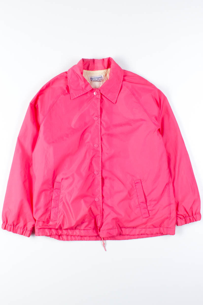 Bubblegum Pink Vintage Coach Jacket