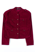 Burgundy Velvet Jacket