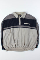 Navy & Khaki Pullover Golf Jacket