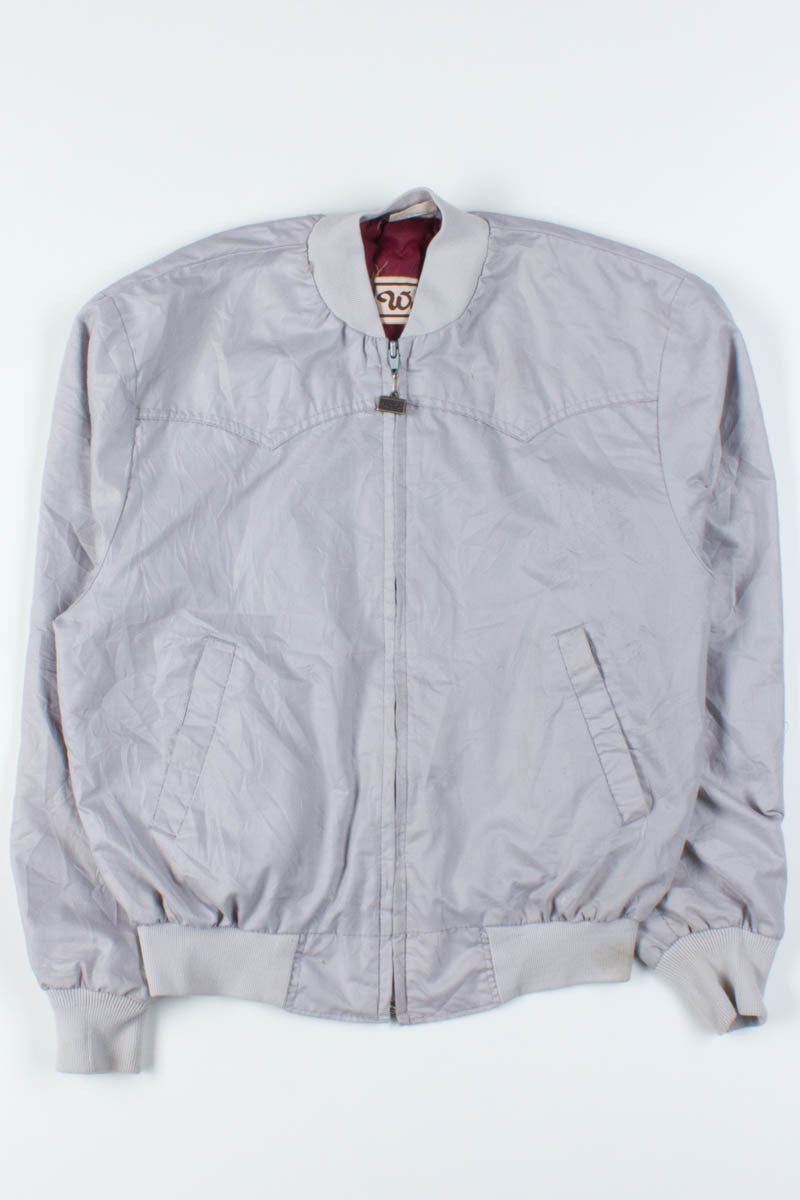 Grey & Burgundy Lightweight Jacket