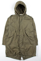 Military Style Anorak Trench Coat