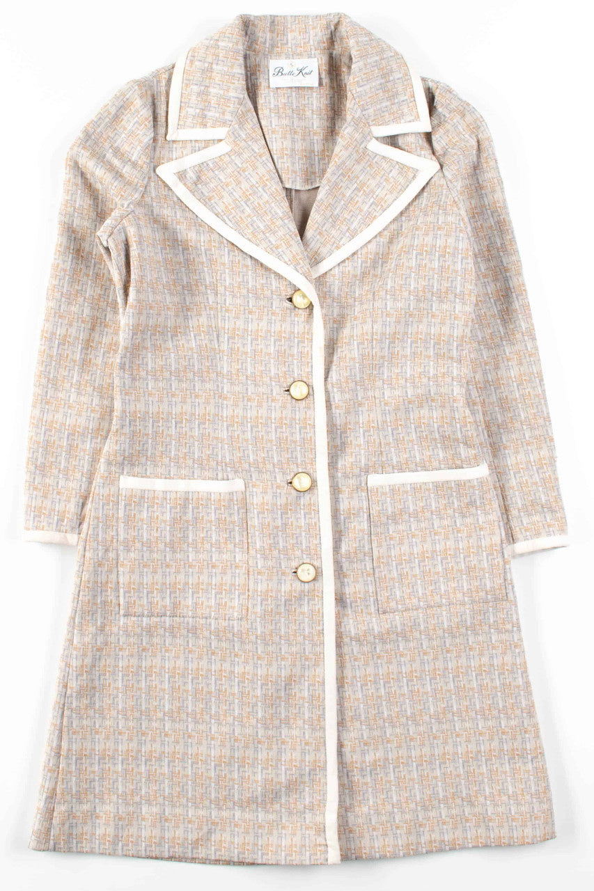 Vintage Women's Textured Trench Coat