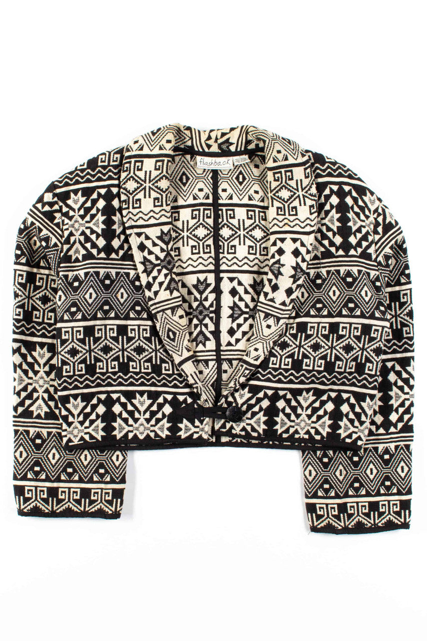 Black & White Pattern Jacket