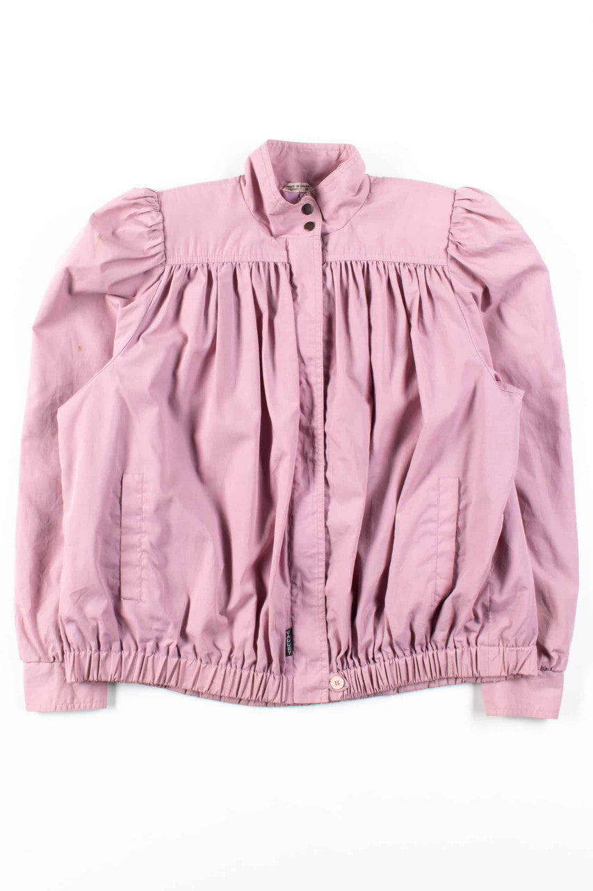 Lavender Smocked Lightweight Jacket