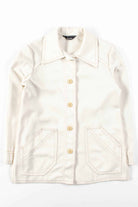 Vintage White Button Up Jacket