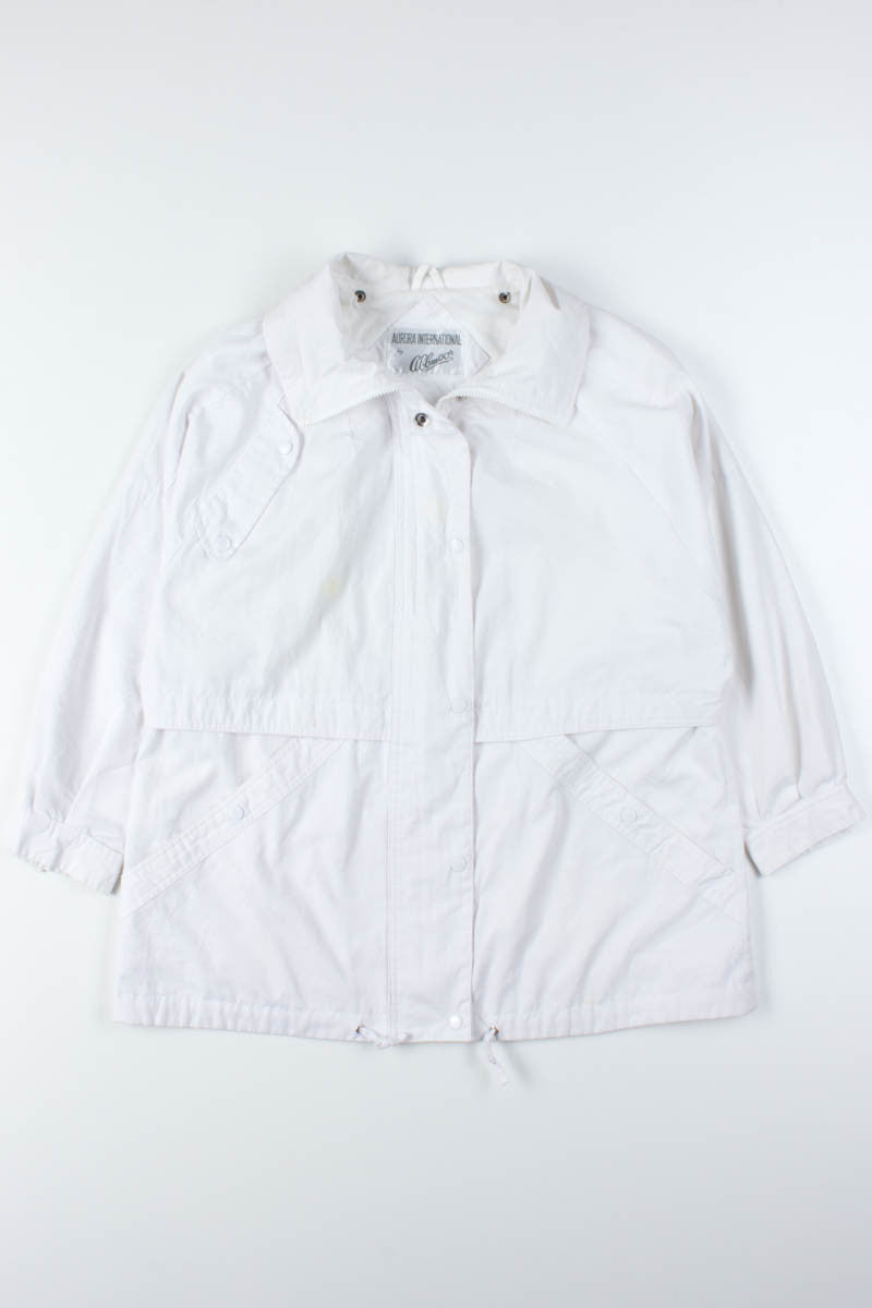 White Long Spring Jacket