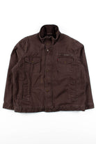 Olive Levi's Sherpa Lined Military Jacket (XXL)