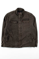 Olive Levi's Sherpa Lined Military Jacket (L)