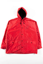 Red Stearns Rain Coat
