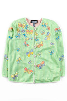 Green Sequin Butterflies Jacket