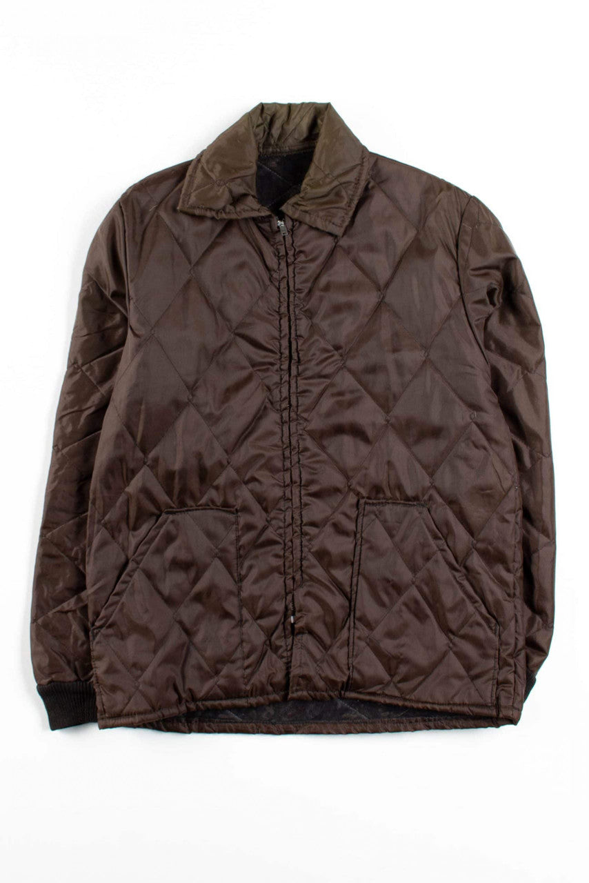 Brown Quilted Jacket