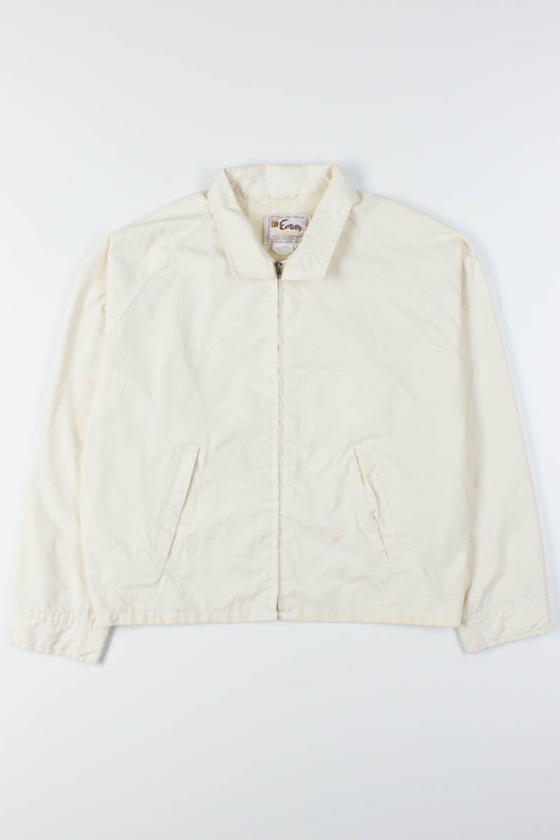 Vintage Eggshell White Spring Jacket